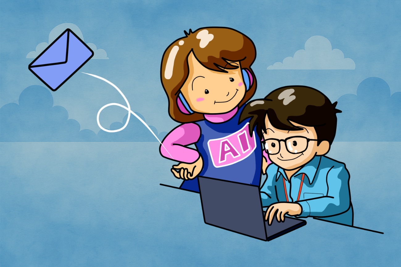 覚える操作はたった一つ。いつものメール画面がそのまま要塞になる